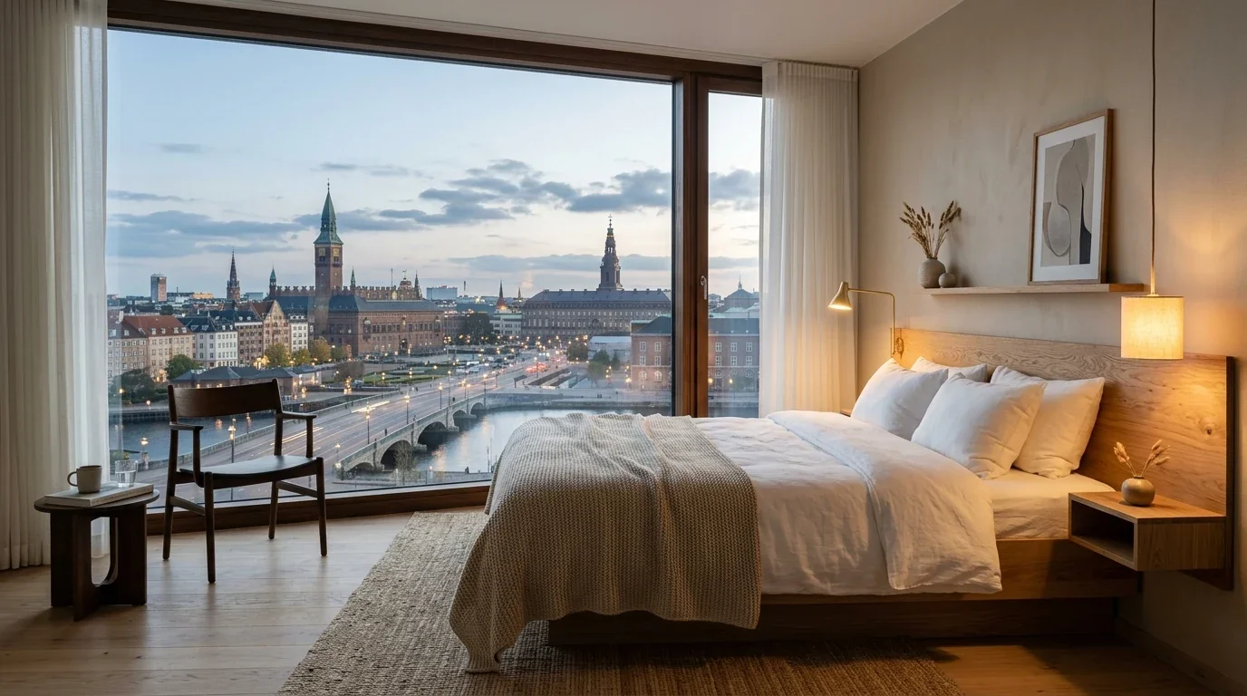 Panoramarom med utsikt