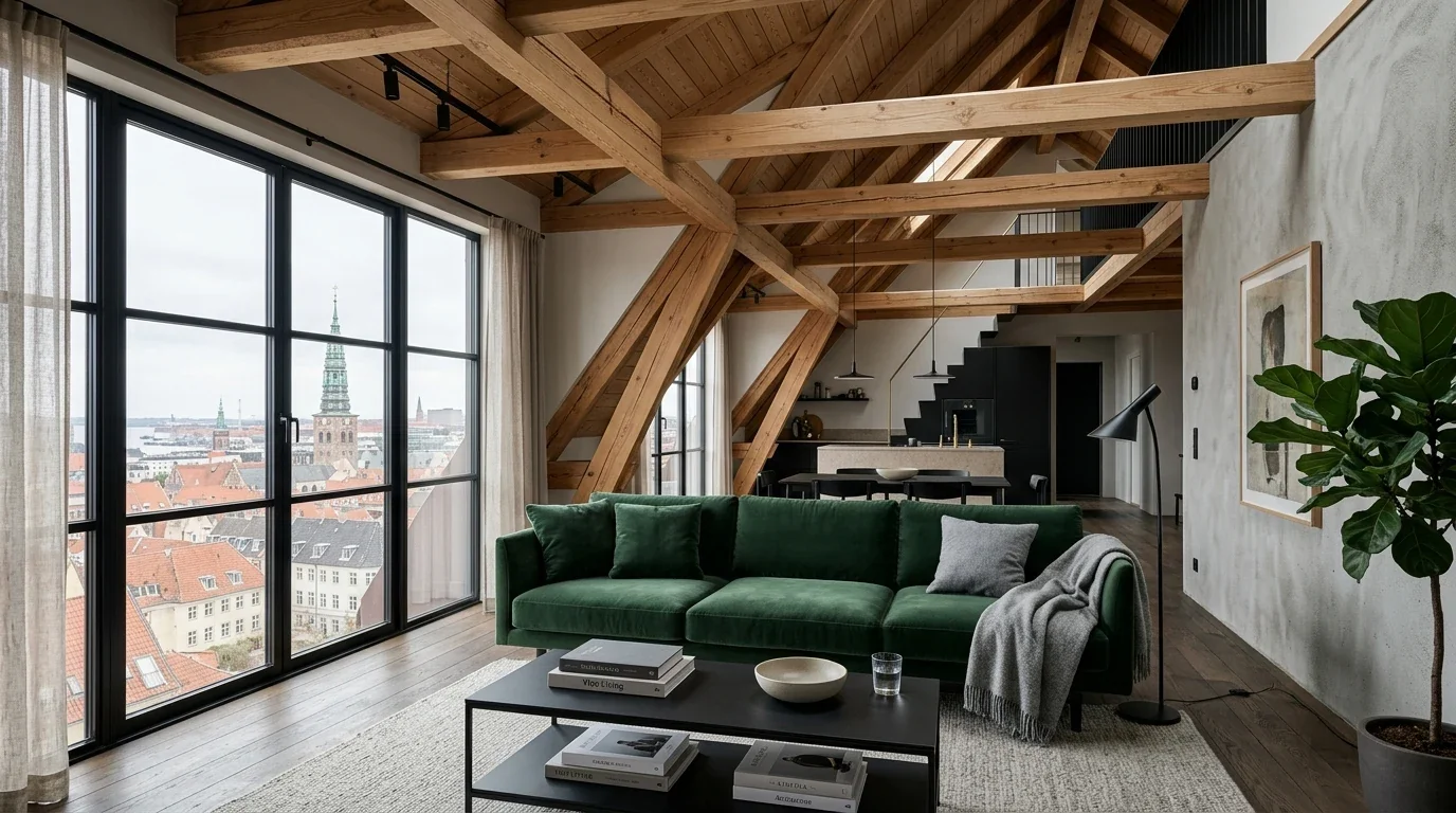 Nordisk Loft Penthouse Suite Interiør
